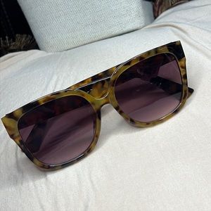 NWT LOFT Leopard Sunglasses